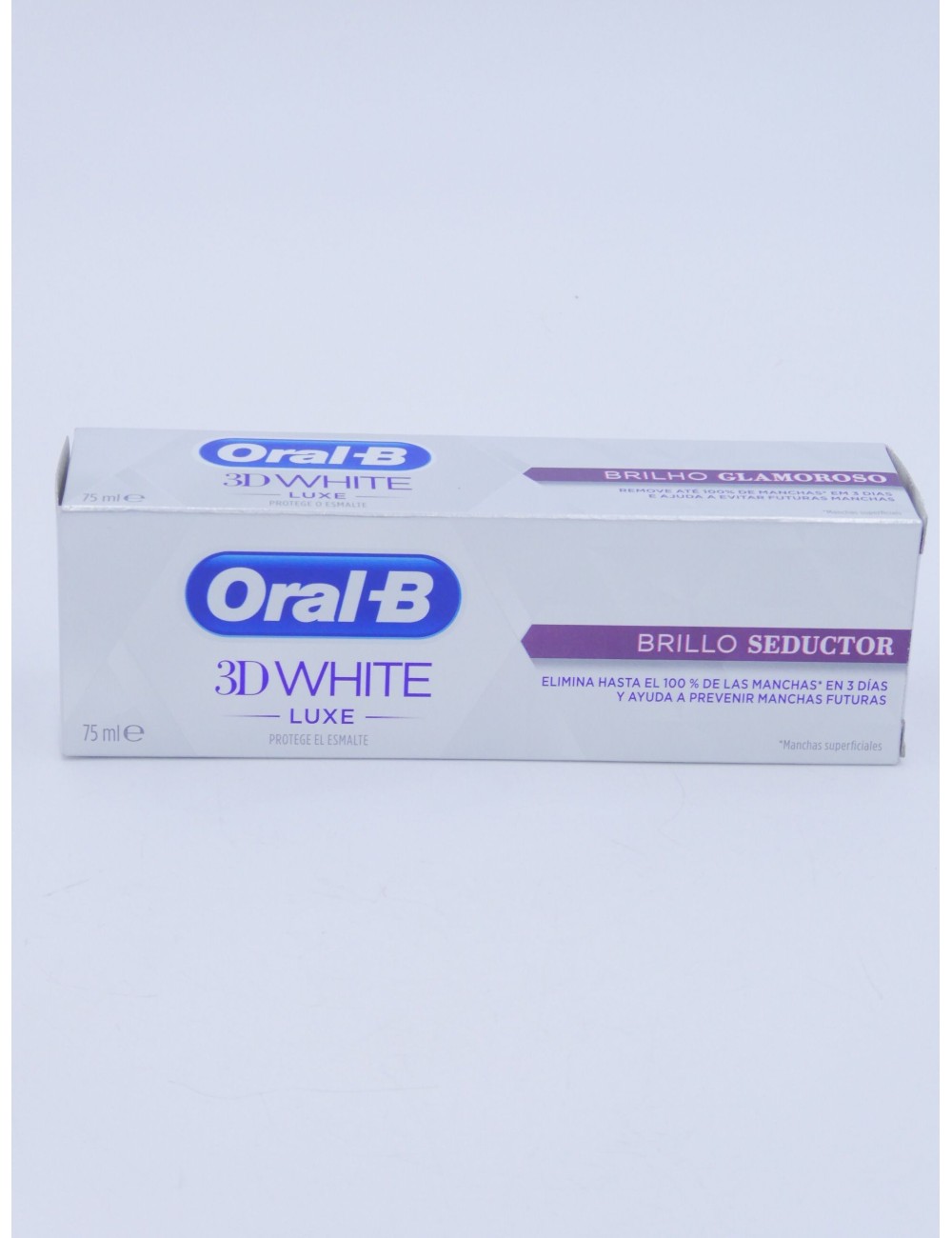 ORAL-B 3DWHITE PASTA DENTAL LUXE BRILLO SEDUCTOR 75 ML