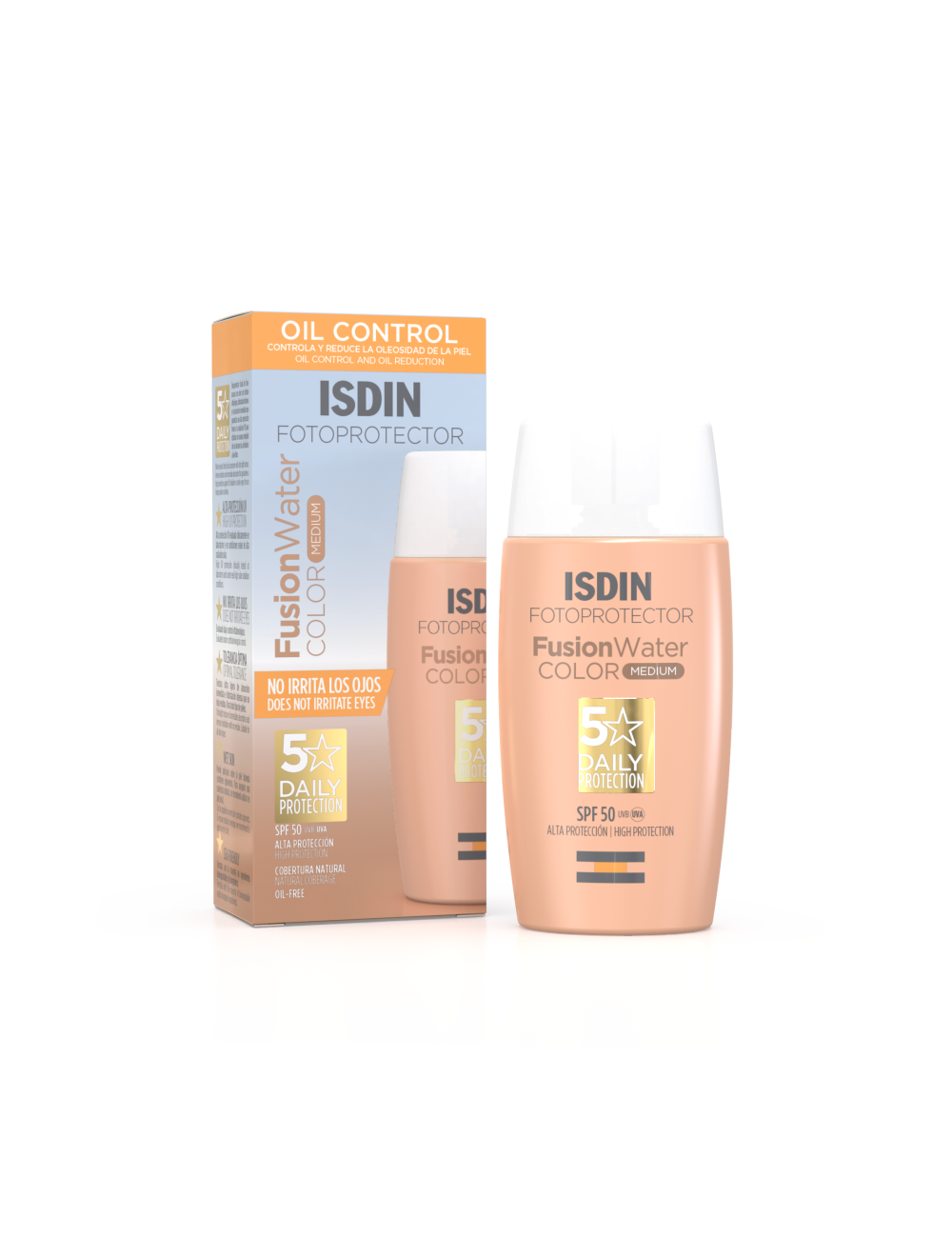 FOTOPROTECTOR ISDIN SPF 50 FUSION WATER COLOR 1 ENVASE 50 ML LIGHT