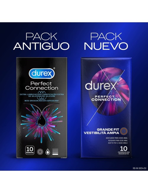 DUREX PERFECT CONNECTION PRESERVATIVOS 10 PRESERVATIVOS