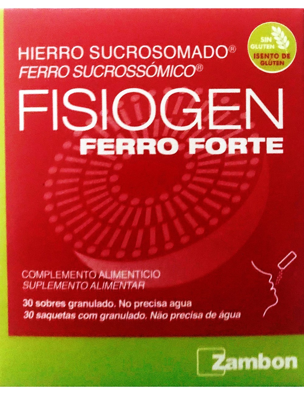 FISIOGEN FERRO FORTE SOBRES 30 SOBRES