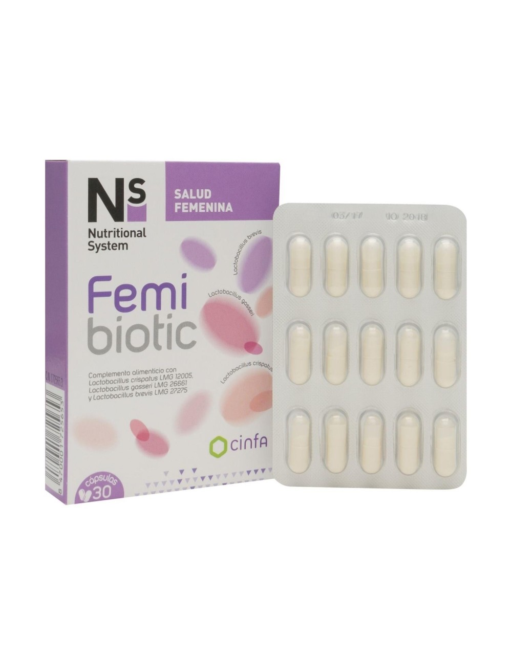 NS GINEPROTECT FEMIBIOTIC 30 CAPSULAS