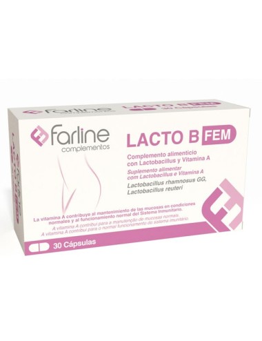 FARLINE LACTO B FEM 30 CAPS