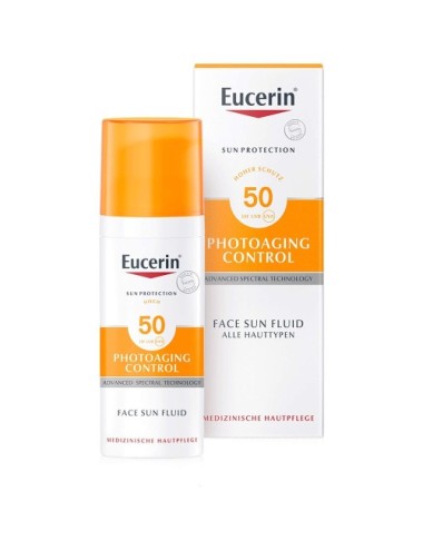 EUCERIN SUN PROTECTION 50 FLUID PHOTOAGING CONTR 50 ML