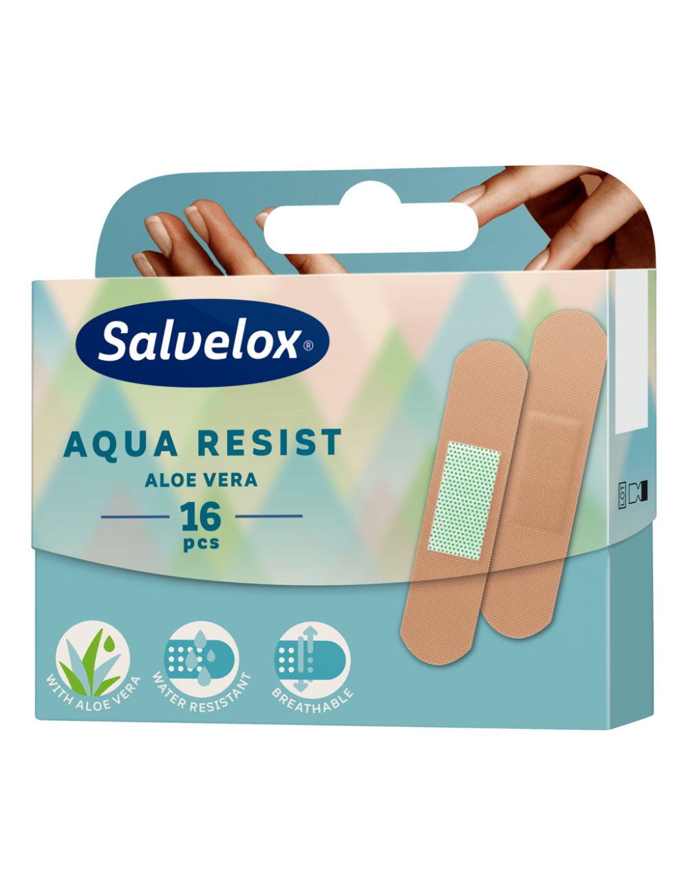 TIRAS SALVELOX AQUA RESIST ALOE VERA X16