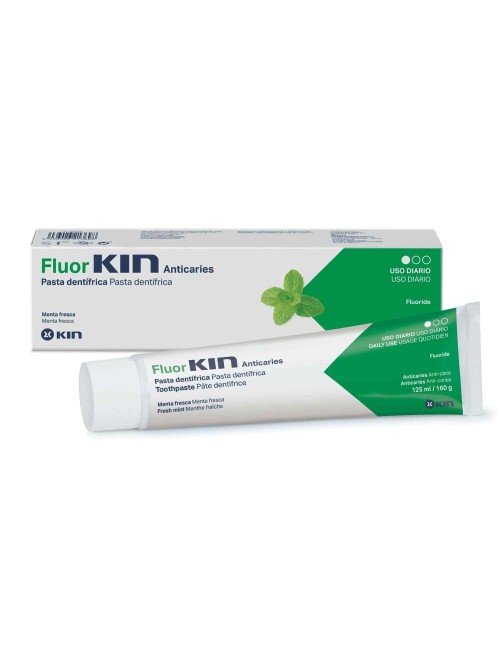 PASTA DENTIFRICA FLUOR KIN MENTA 125 ML