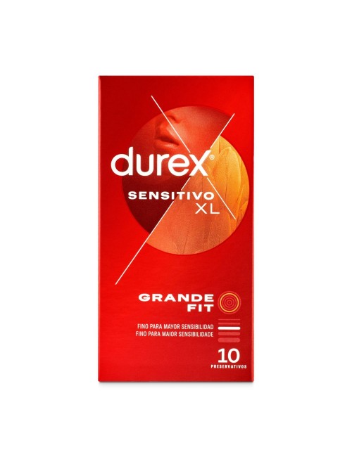 DUREX SENSITIVO XL PRESERVATIVOS 10 U