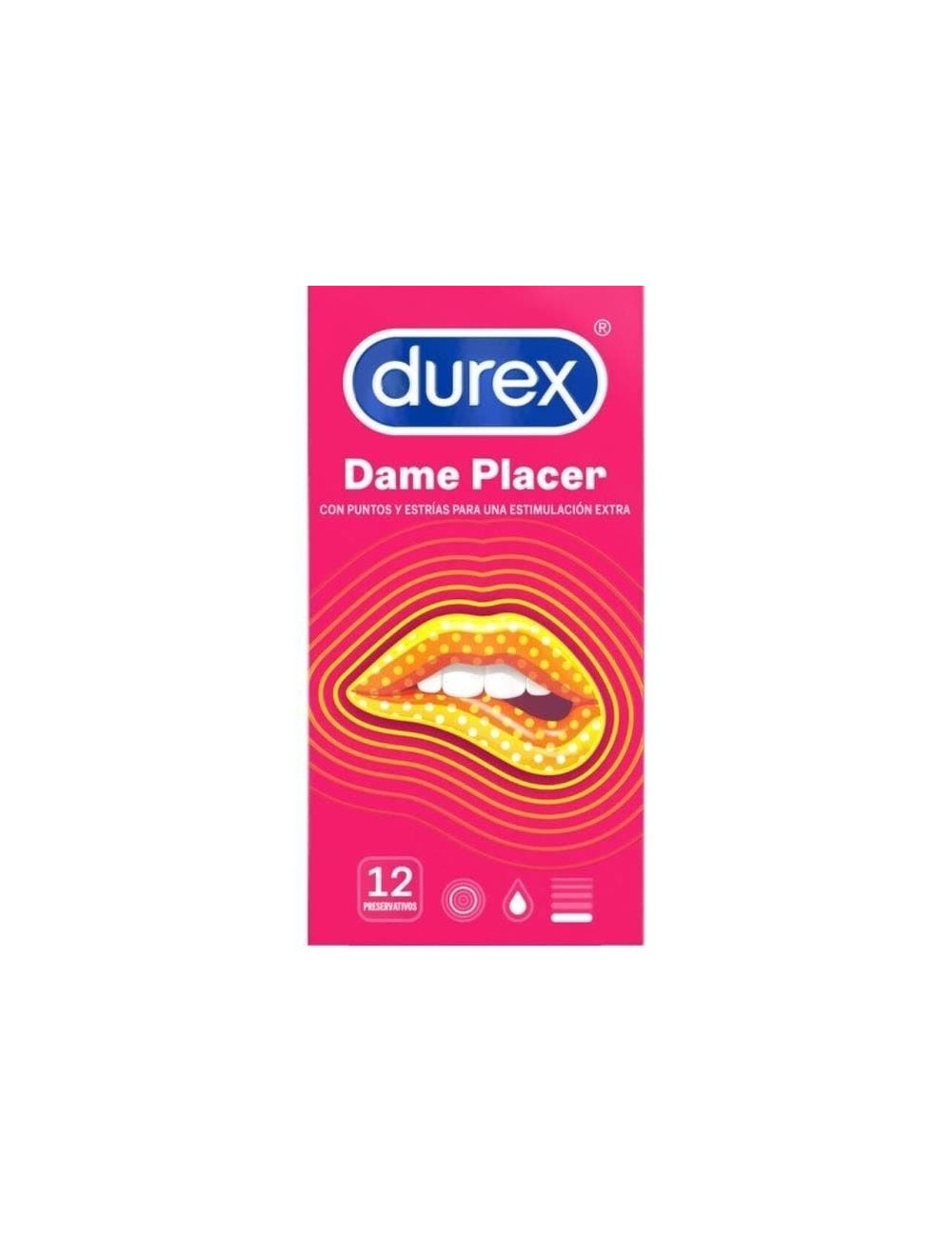 PRESERVATIVOS DUREX PLEASURE MAXI 12 UD