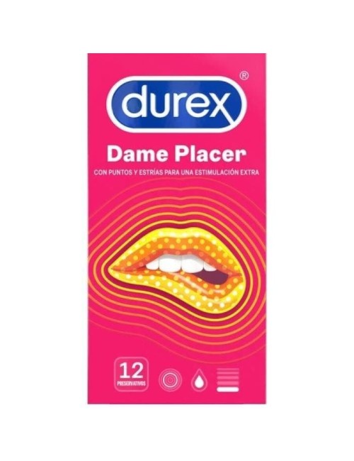 PRESERVATIVOS DUREX PLEASURE MAXI 12 UD