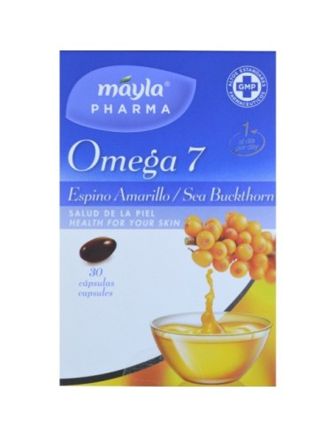 OMEGA- 7 ESPINO AMARILLO 30 CAPSULAS