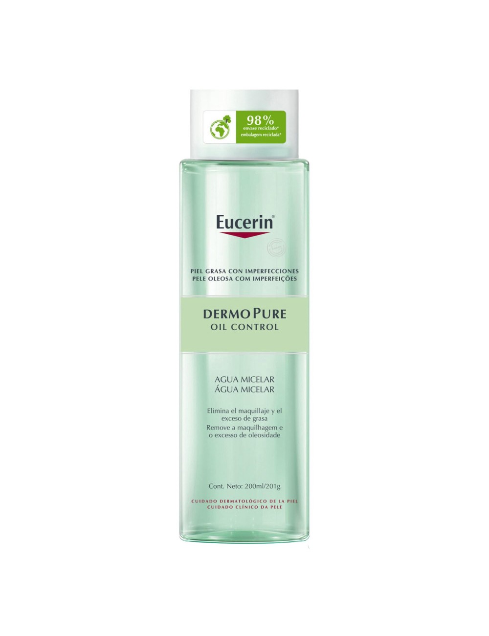 EUCERIN DERMOPURE OIL CONTROL AGUA MICELAR 1 ENVASE 200 ML