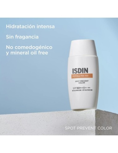 ISDIN FOTOULTRA 100 SPOT PREVENT COLOR SPF 50+ 1 ENVASE 50 ML