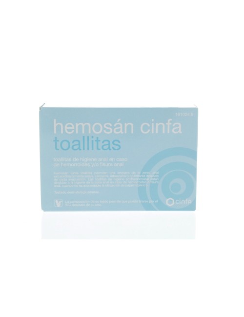 TOALLITAS HEMOSAN CINFA 60 UDS