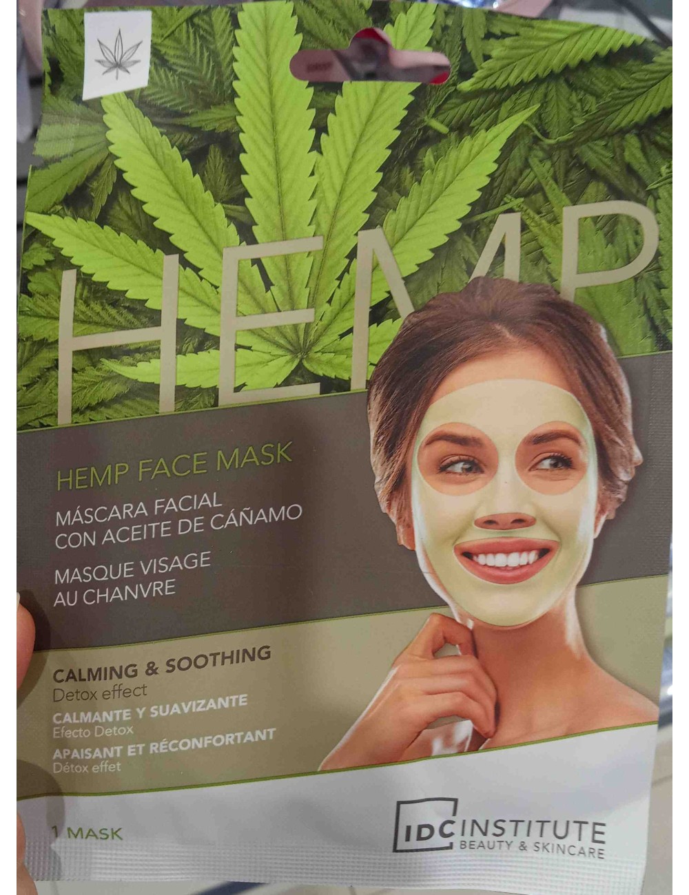 IDC INSTITUTE HEMP FACEMASK