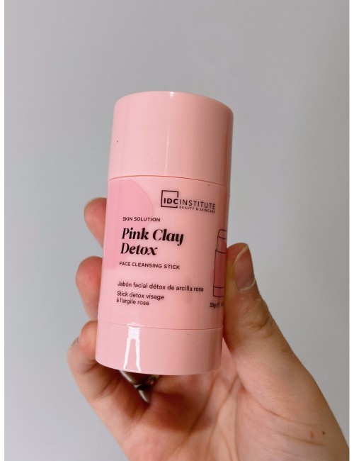 IDC CLEASING FACIAL STICK DETOX PINK CLAY