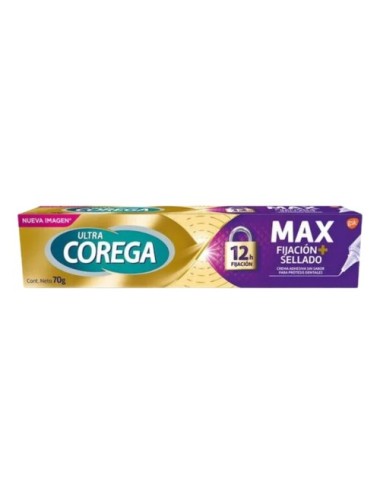 COREGA MAX FIJACION+SELLADO SIN SABOR 70G