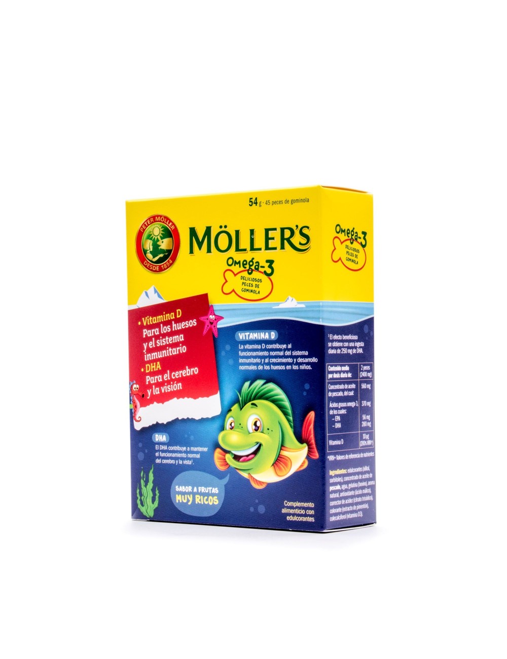 MOLLER´S OMEGA 3 45 GOMINOLAS