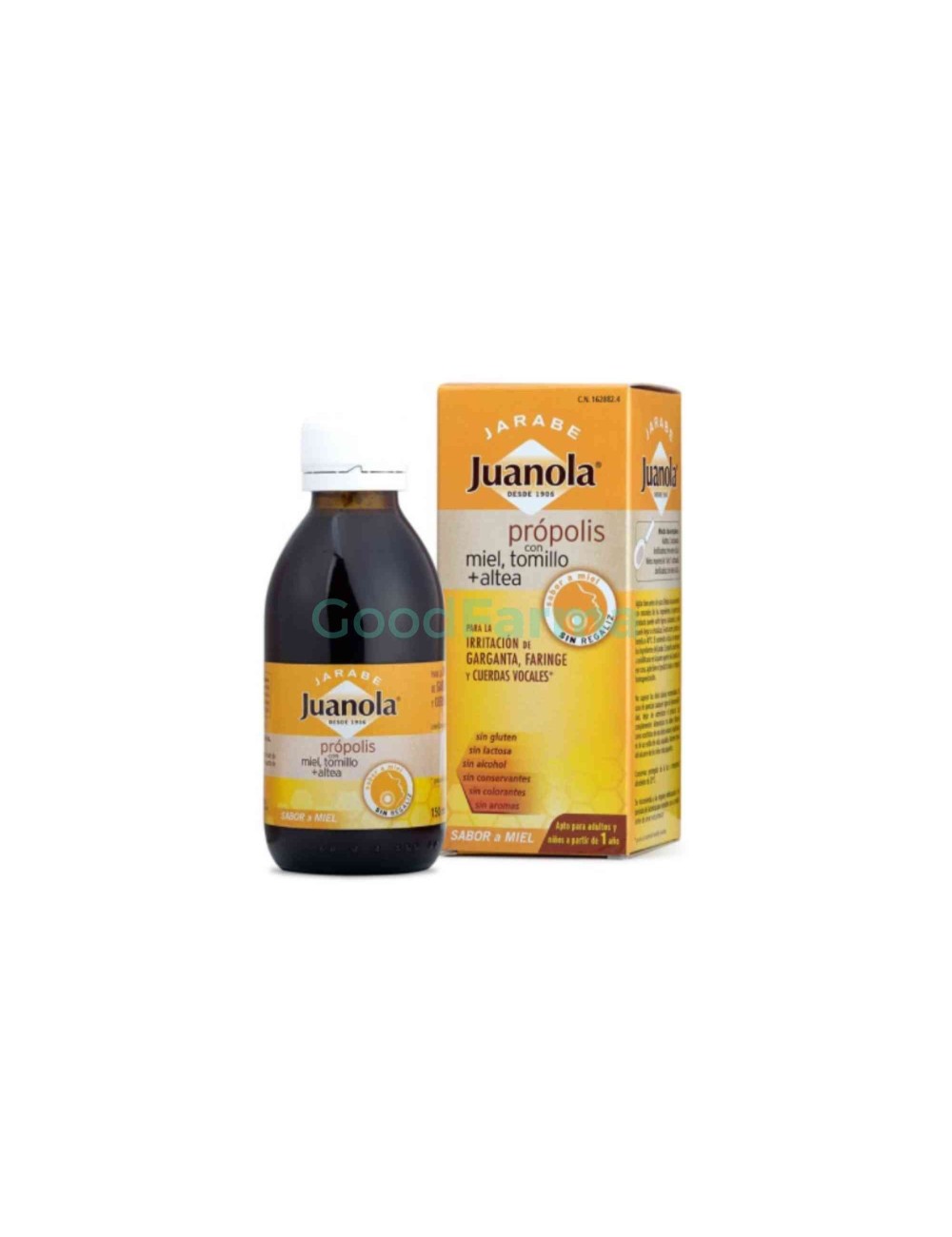 JUANOLA JARABE PROPOLIS-MIEL 150ML