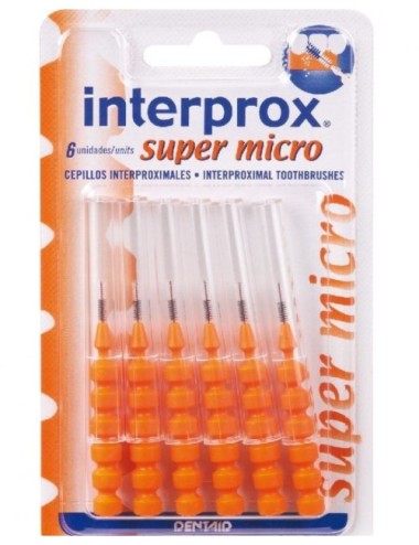 INTERPROX DENT SUPER MICRO 6UD NARANJA
