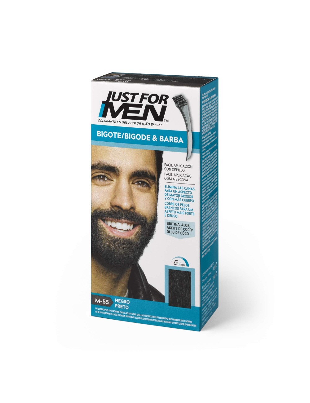 TINTE JUST FOR MEN NEGRO BARBA