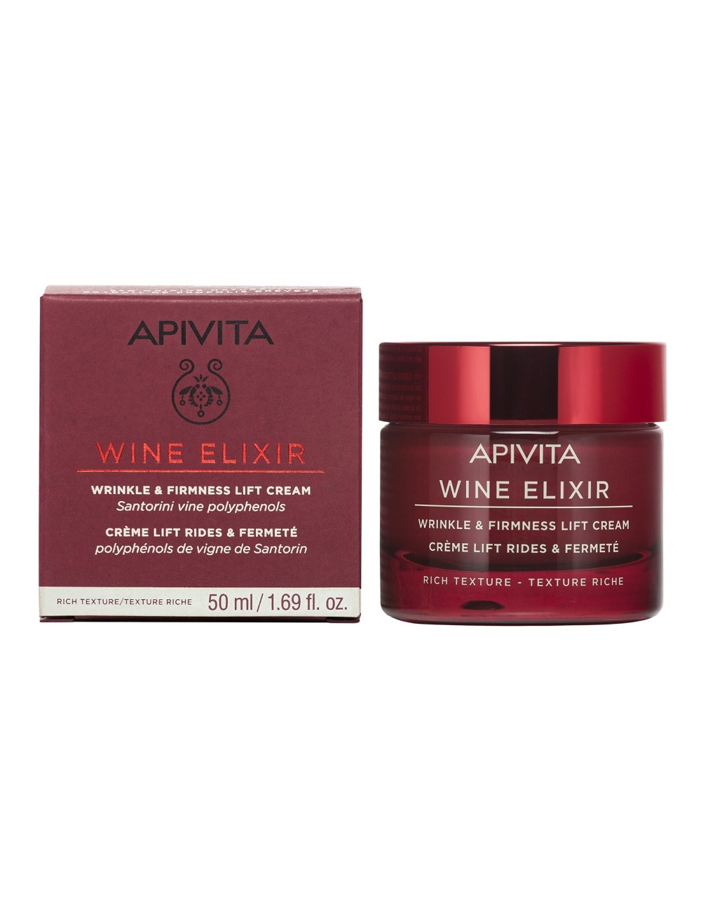 APIVITA WINE ELIXIR CREMA TEXTURA RICA ANTIARRUGAS Y REAFIRMANTE