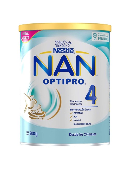 NAN OPTIPRO 4 PREPARADO LACTEO INFANTIL 800 G