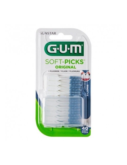 SOFT PICKS FILAMENTOS DE GOMA GUM 636 M40 SOFT X-LARGE 40 U