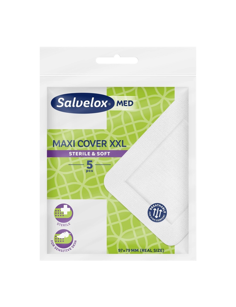 SALVELOX MED MAXI COVER APOSITO ESTERIL XXL 5 APOSITOS