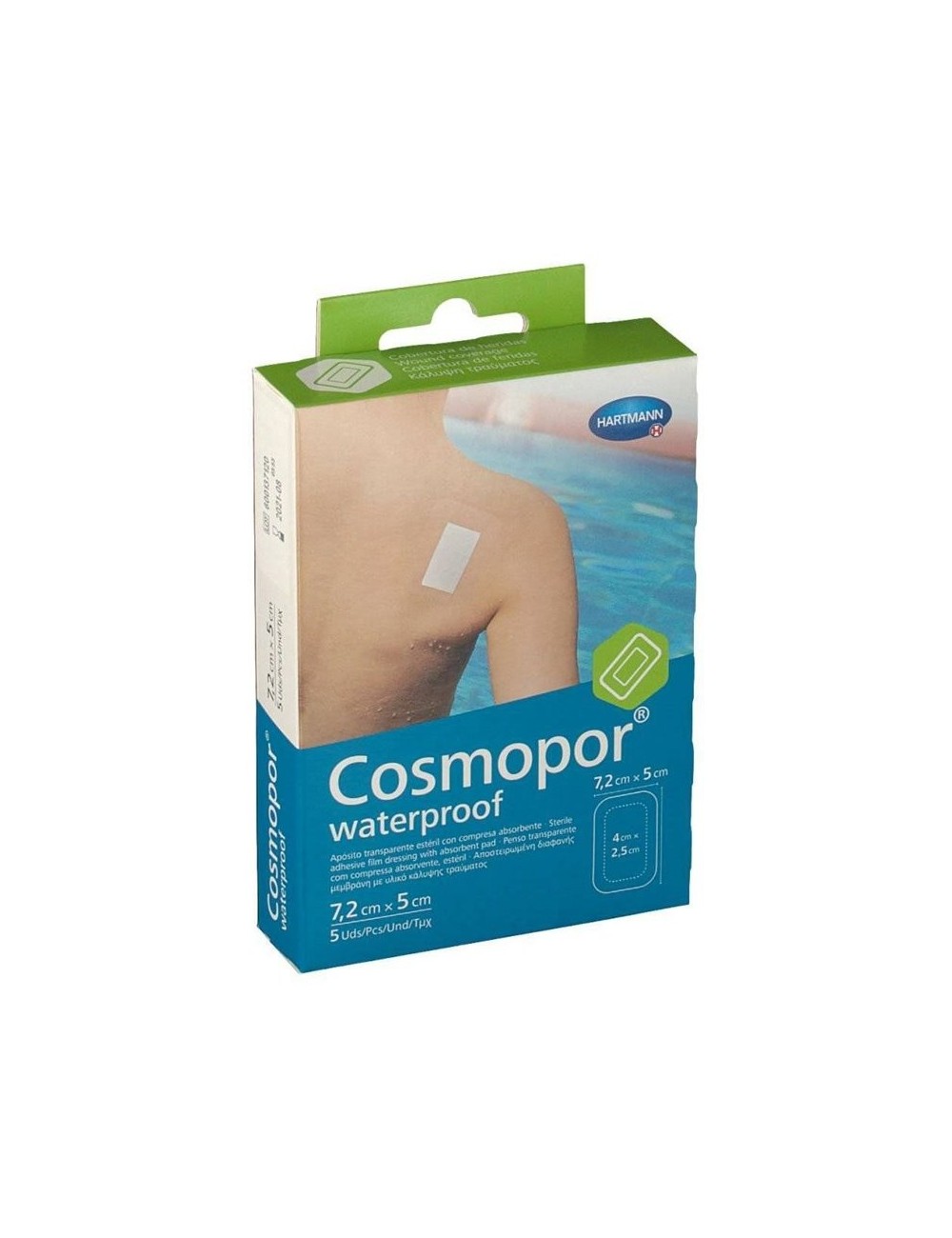 APOSITO COSMOPOR WATERPROOF 7,2X5CM 5 UD