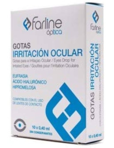 FARLINE OPTICA GOTAS IRRITACION OCULAR MONODOSIS 10 U