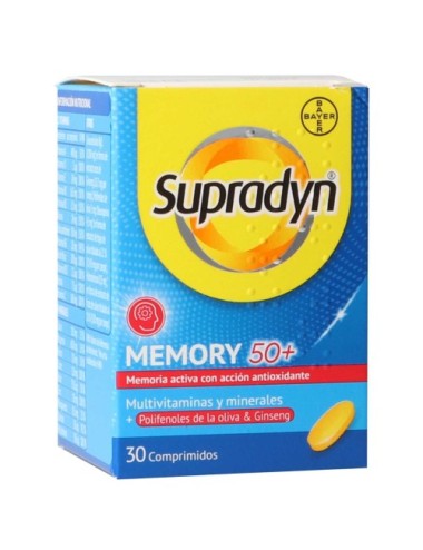 SUPRADYN MEMORIA 50+ 30 COMPRIMIDOS