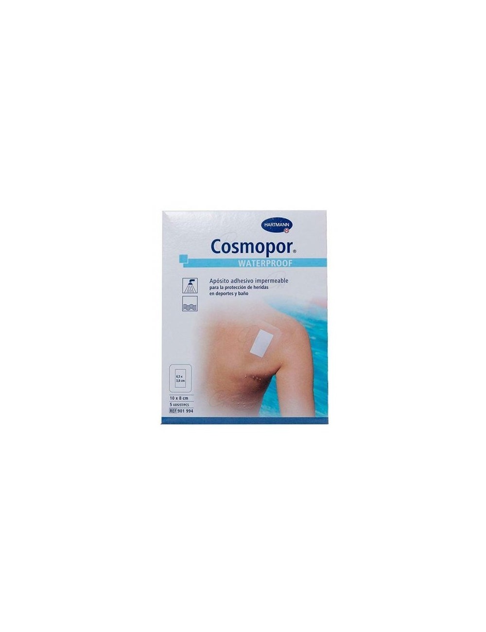 APOSITO COSMOPOR WATERPROOF 10X8 CM 5 UD